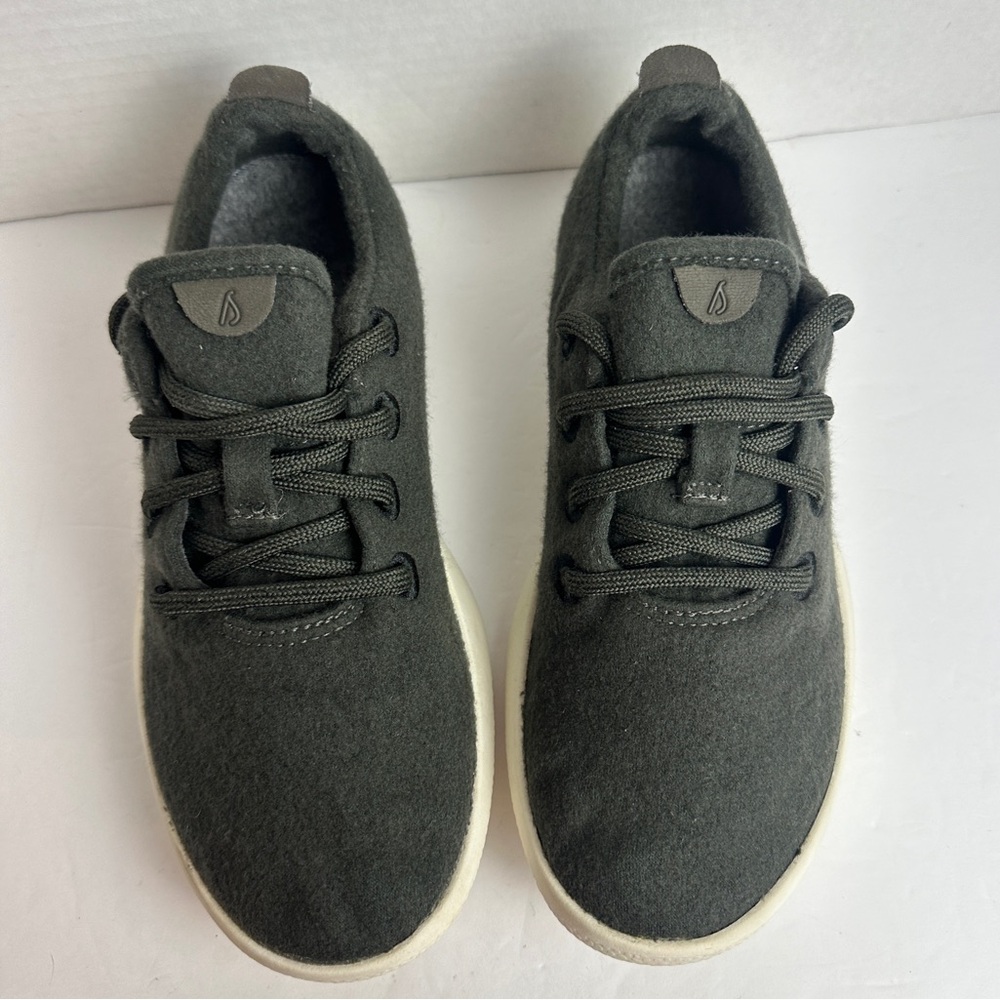 allbirds Women's Merino Wool Runners Sneakers in Jackalberry Dark Green Womens 7 - Picture 6 of 12